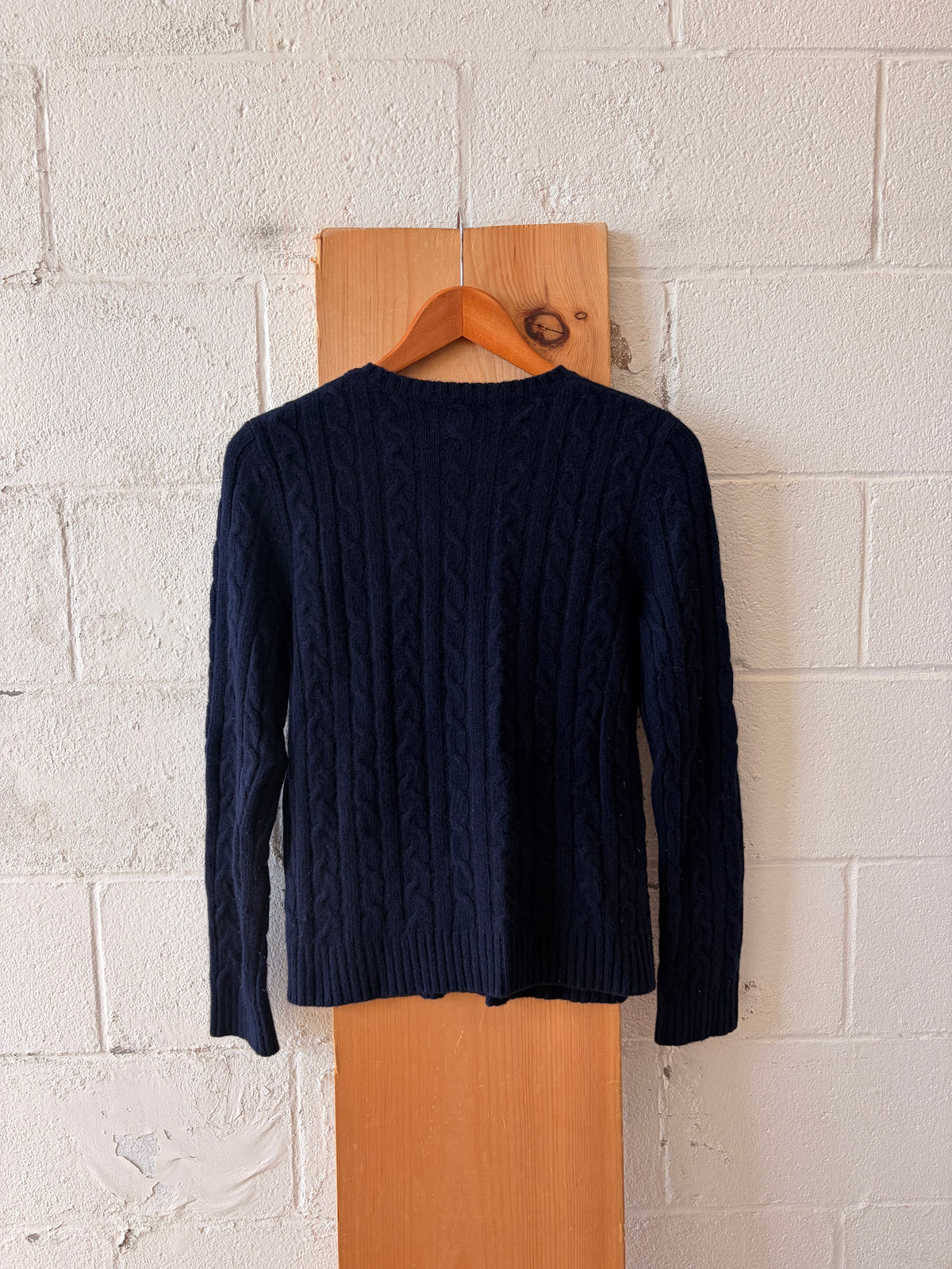 Vtg Ralph Lauren Navy Sweater : M