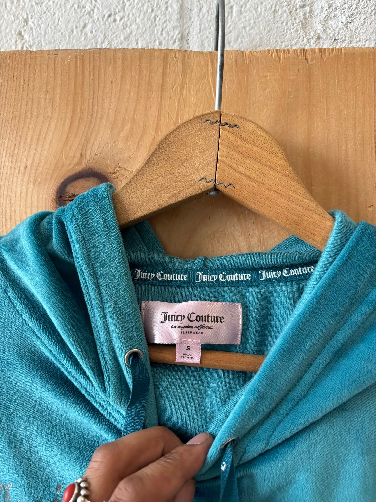 Teal Juicy Velour Set : S