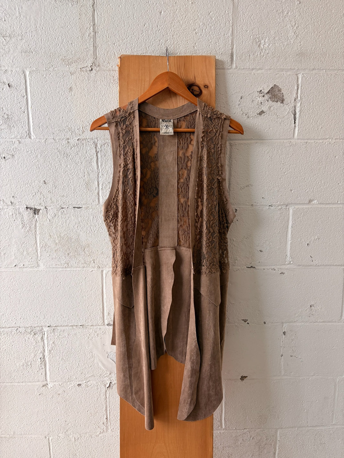 Boho Brown Vest : XL