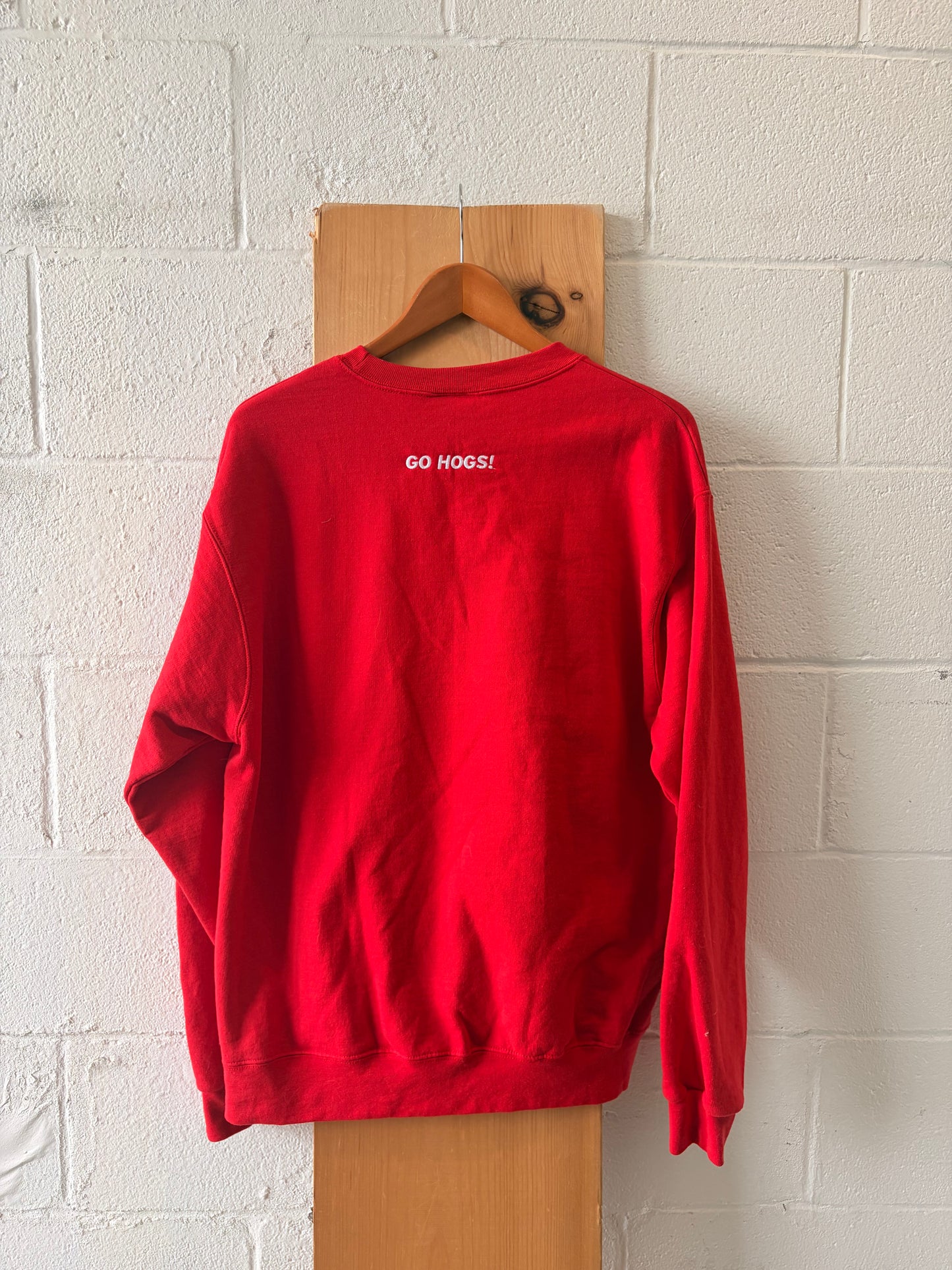 Champion Razorback Patched Crew : L