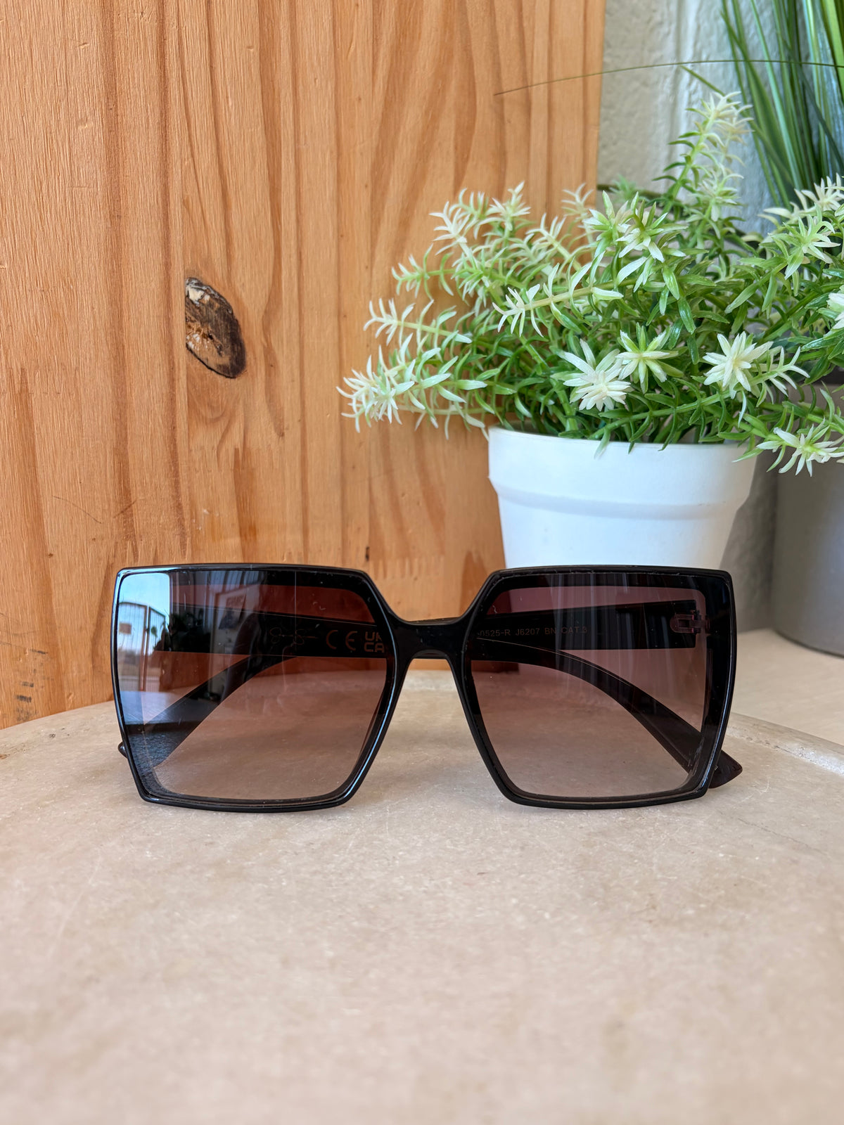 Square Side Shimmer Sunglasses (Local Pick Up Only)