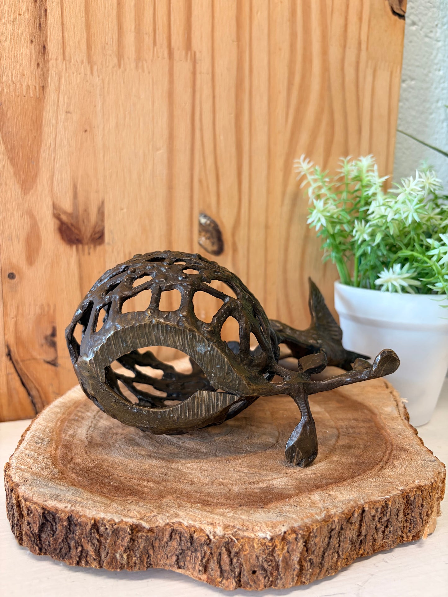 Bronze Tone Bird Candle Holder (Local Pick Up Only)