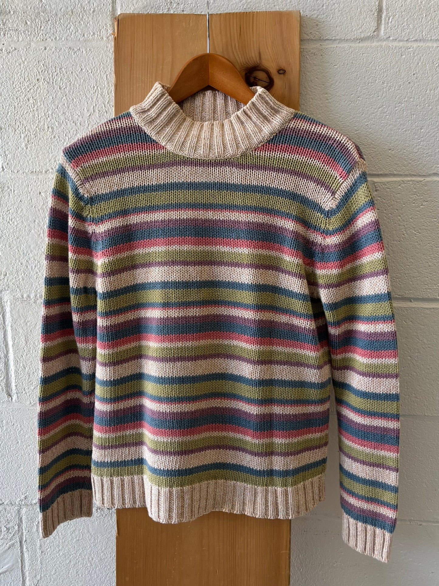 Colorful Striped Izod Sweater : M