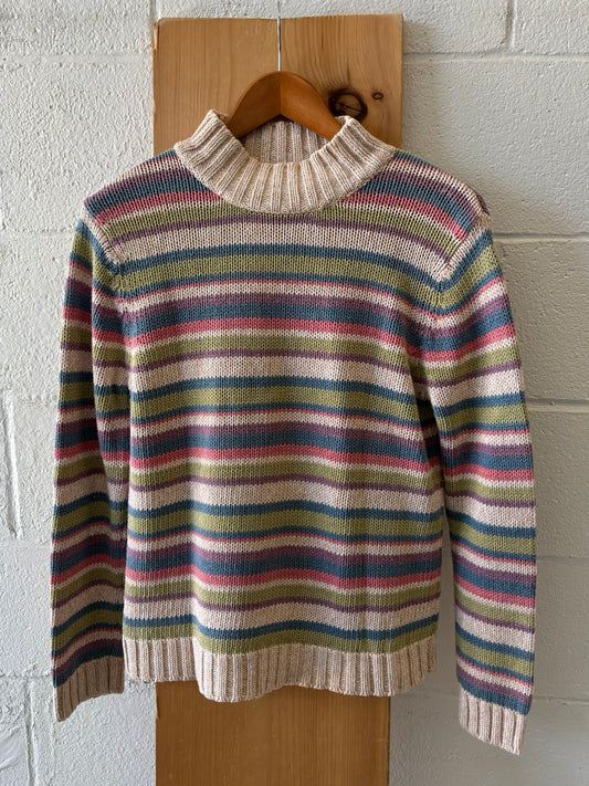Colorful Striped Izod Sweater : M