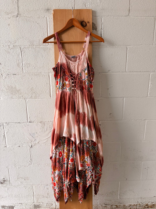 Boho Tiered Dress : OS