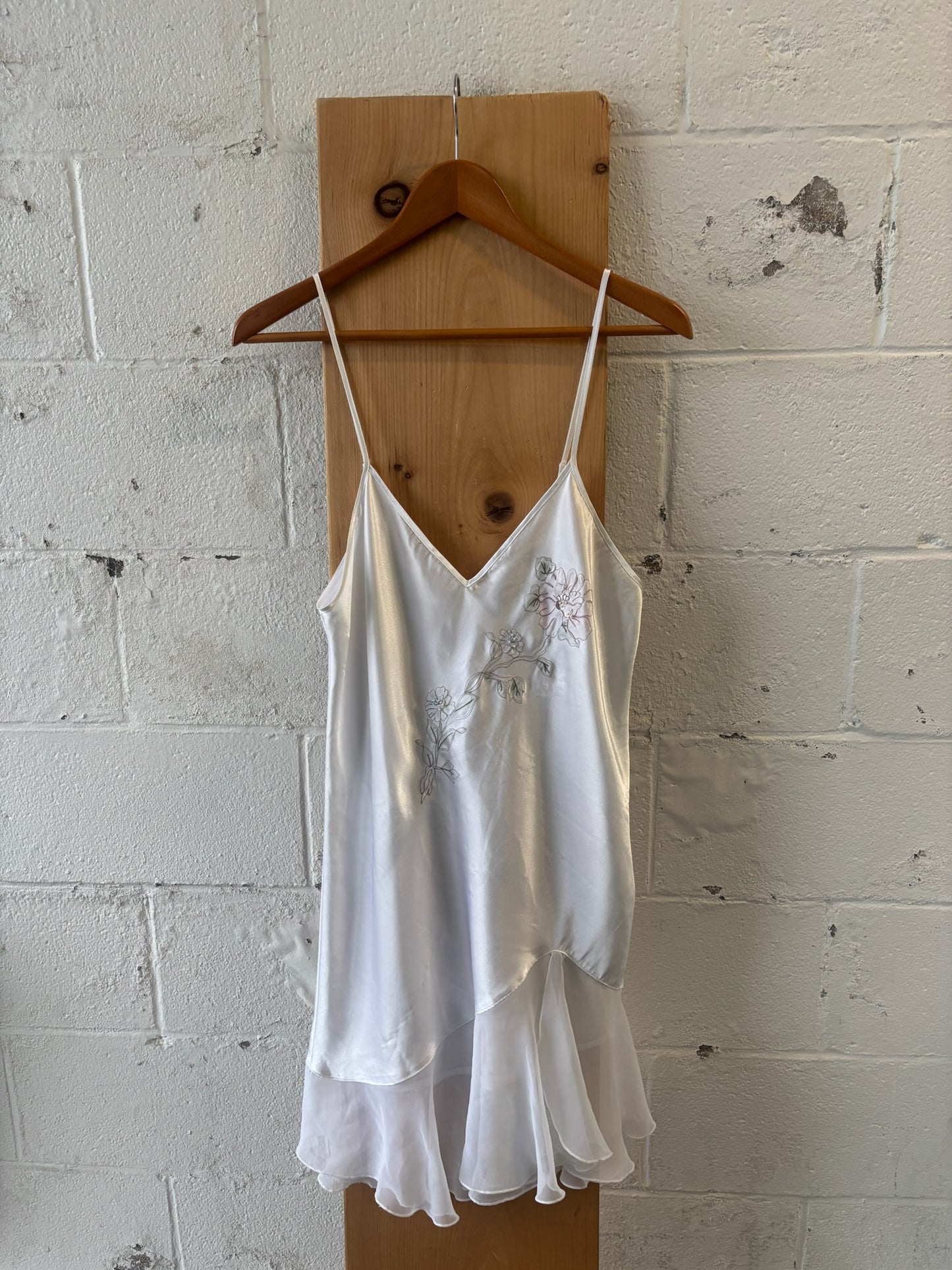 White Slip Dress : M