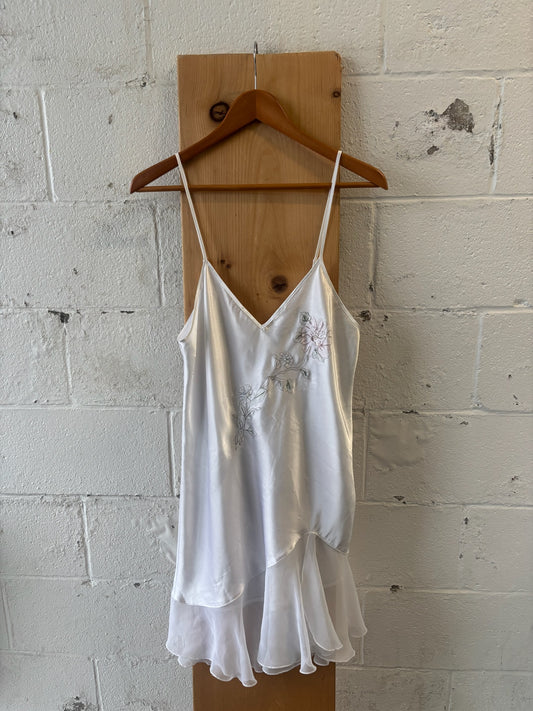 White Slip Dress : M