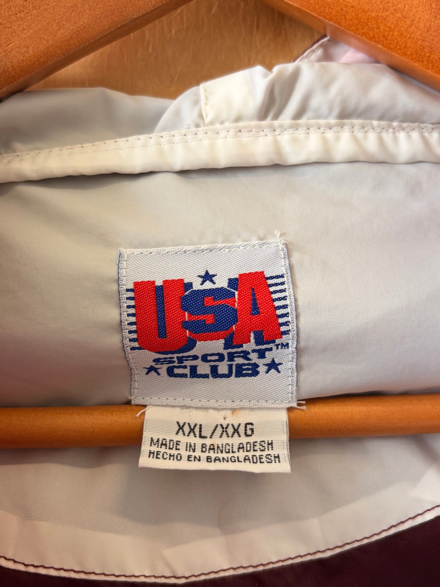 Vtg Hooded Arkansas Windbreaker : XXL