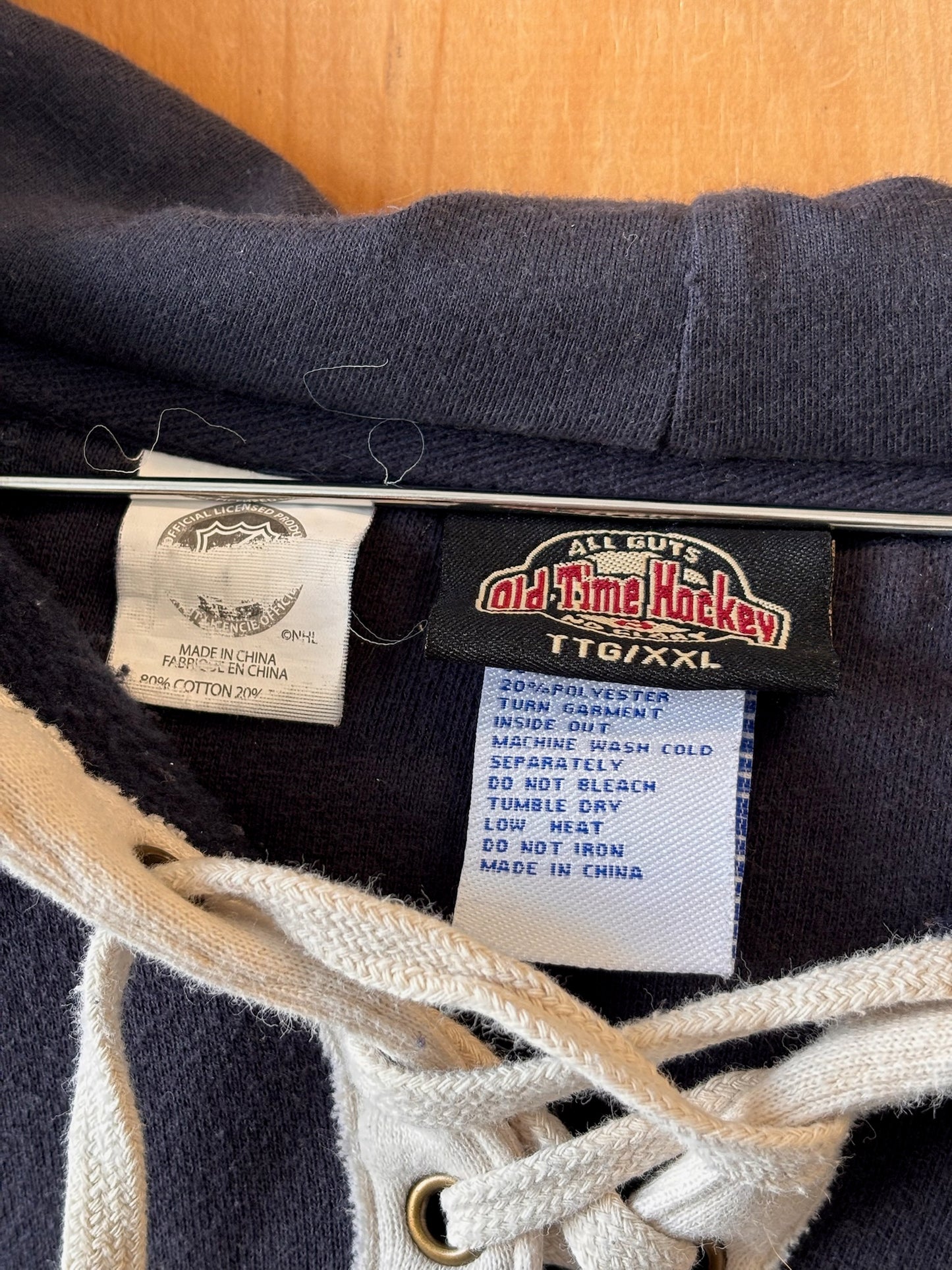 Blues Hooded Crew : XXL