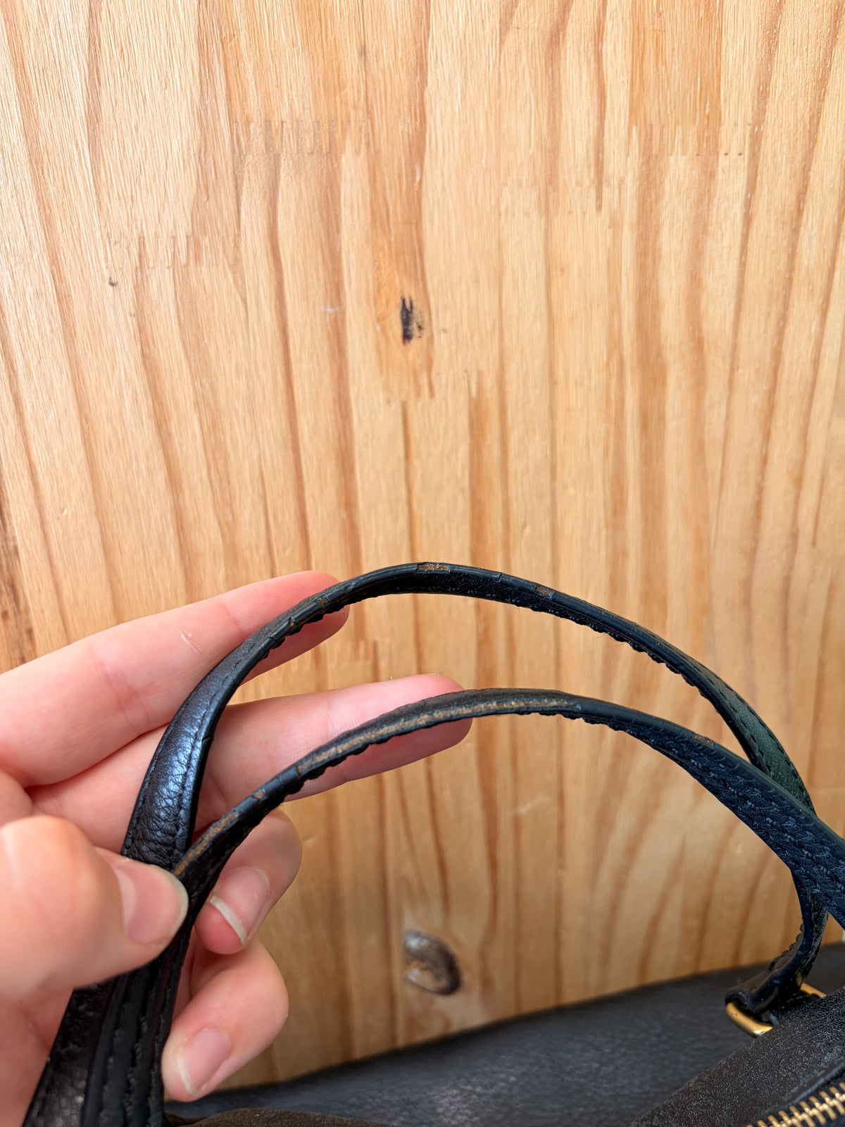 Black Coach Poppy Satchel / Hand Bag (As Is)