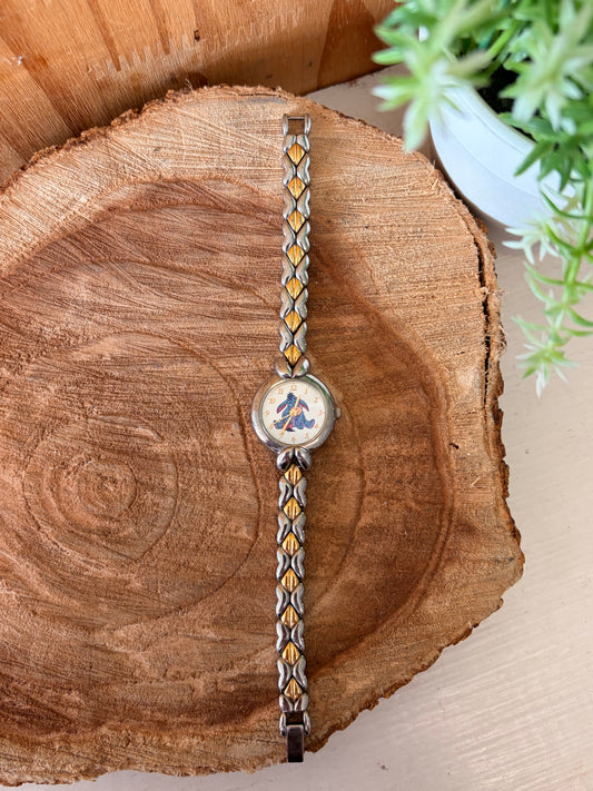 Two Tone Eyeore Watch (Untested)