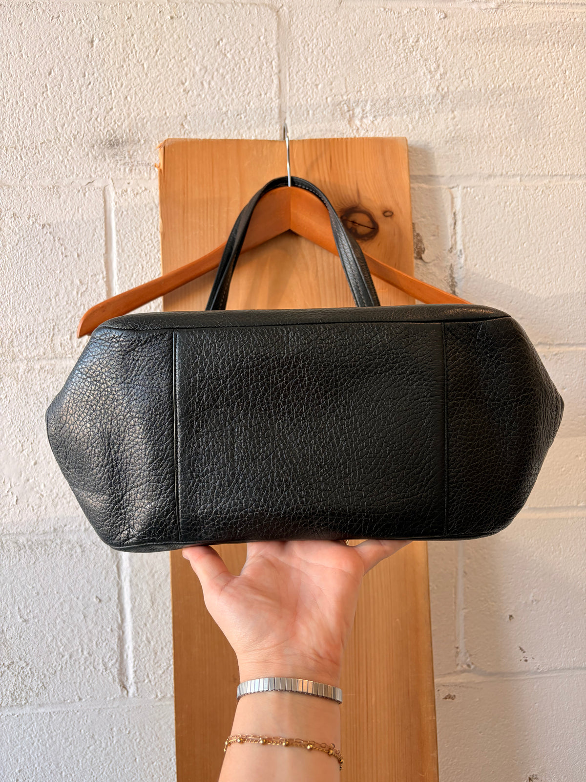 Classic Black Coach Purse