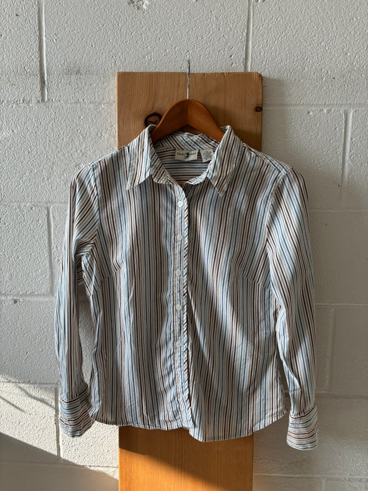 Wms Striped Button Up : PM