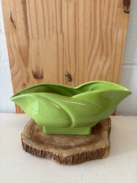 Vtg California Lime Green Planter (Local Pick Up Only)