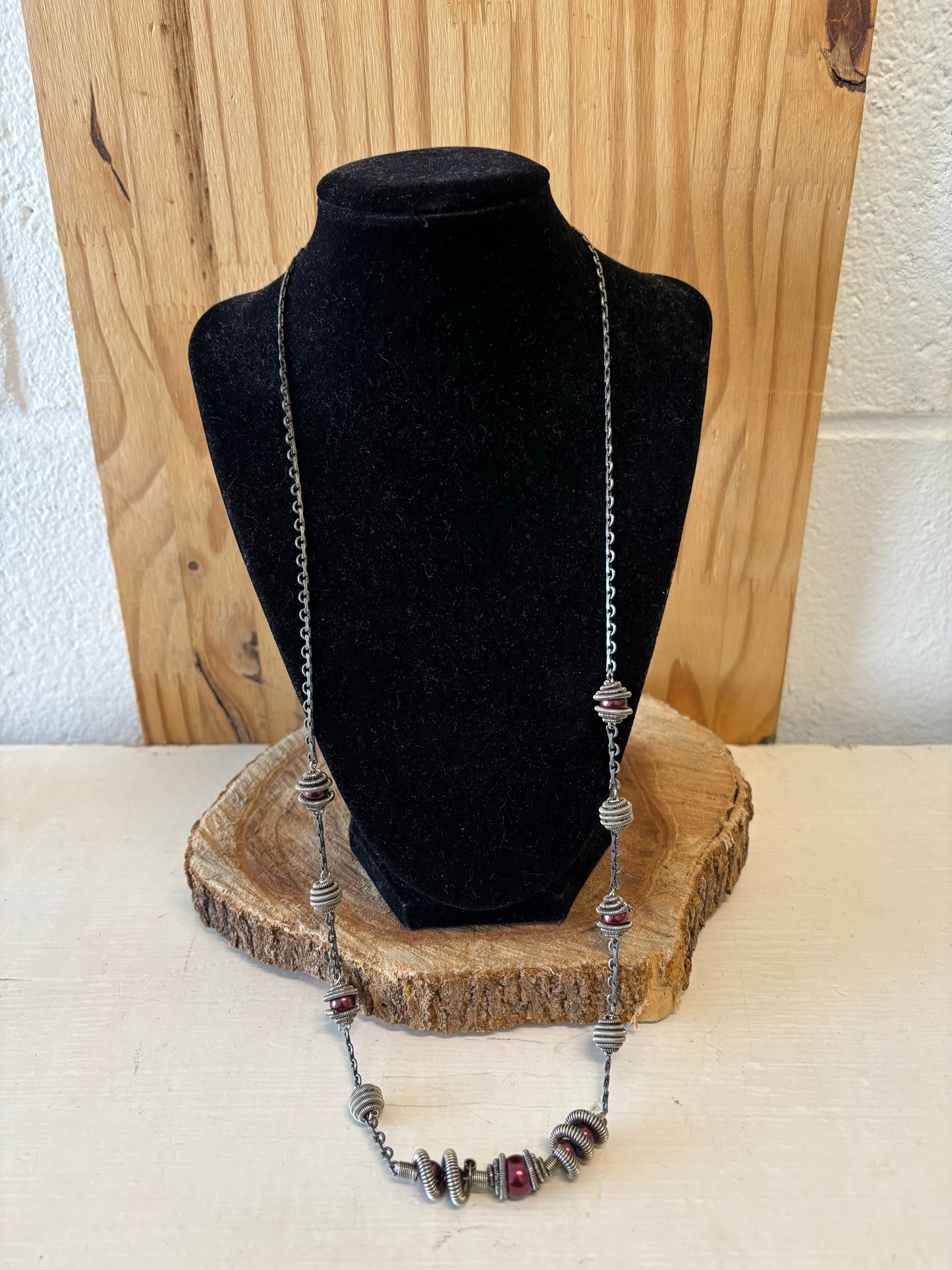 Spiral Charm Necklace