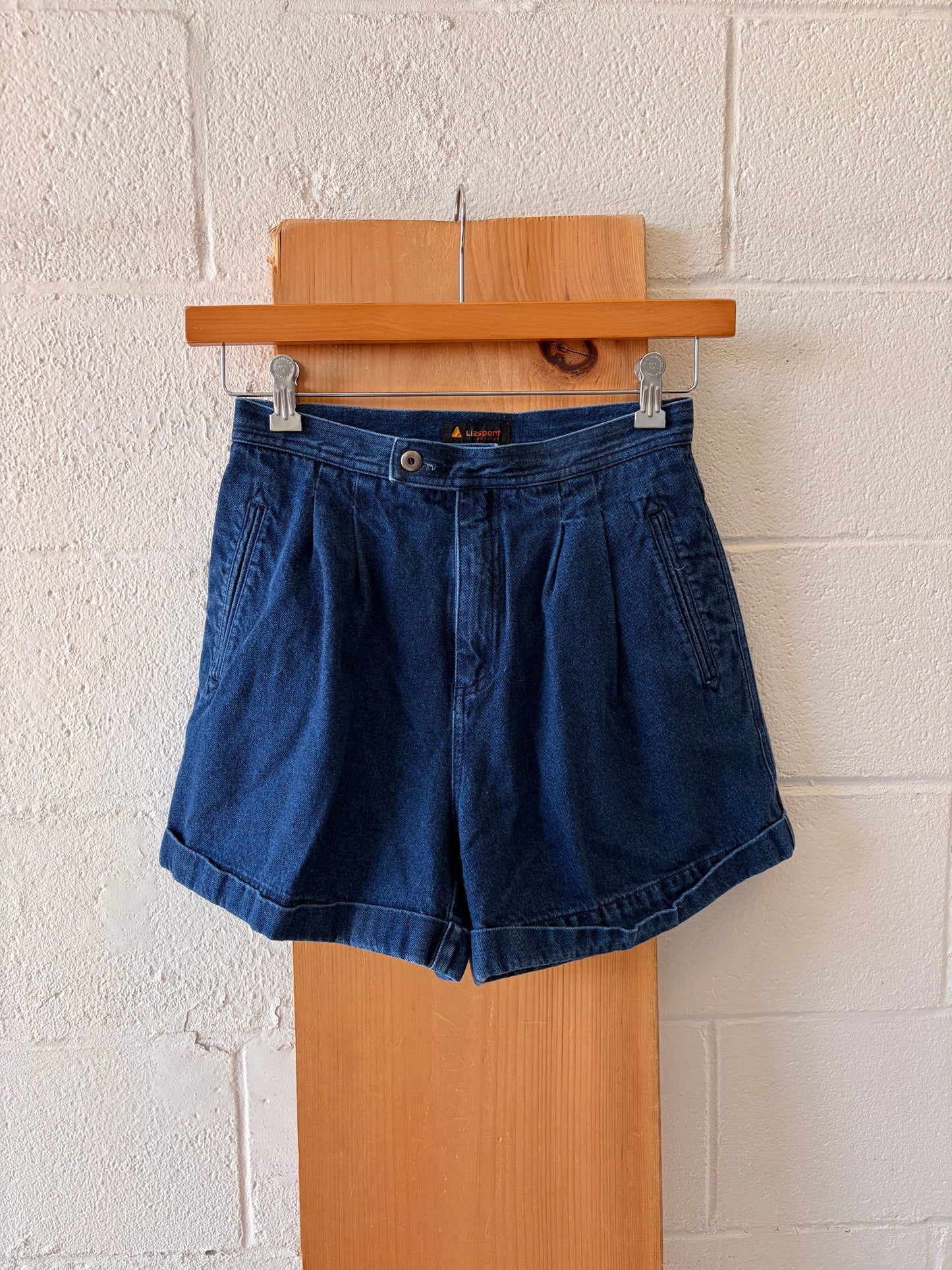 Dark Wash Denim Liz Shorts : 10P