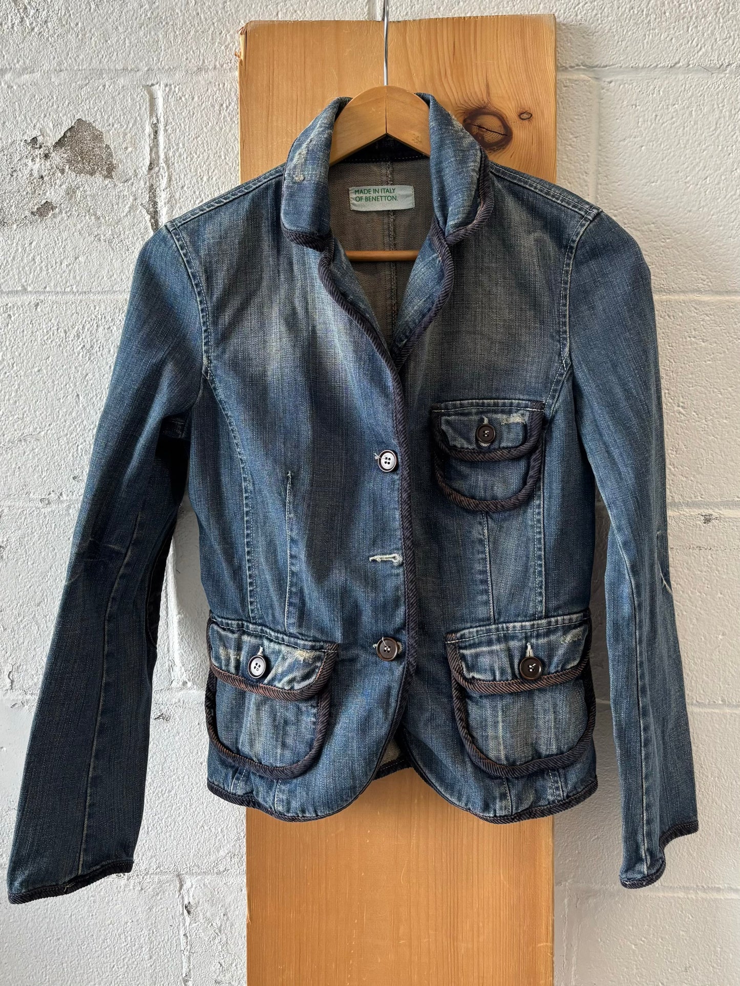 Denim Blazer Jacket : 42