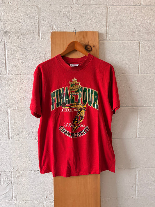 ‘94 Single Stitch Arkansas Final Four Tee : M