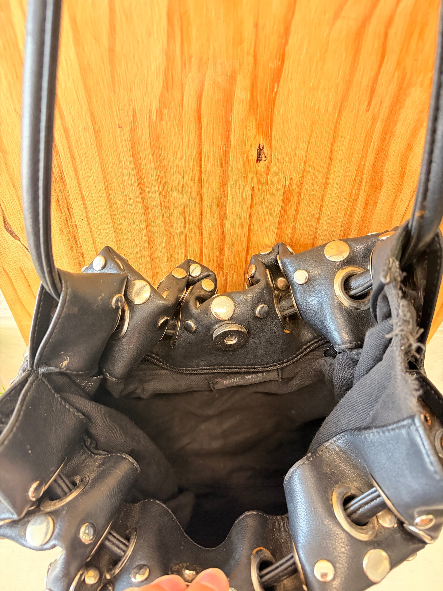 Nine West Studded Hobo Purse