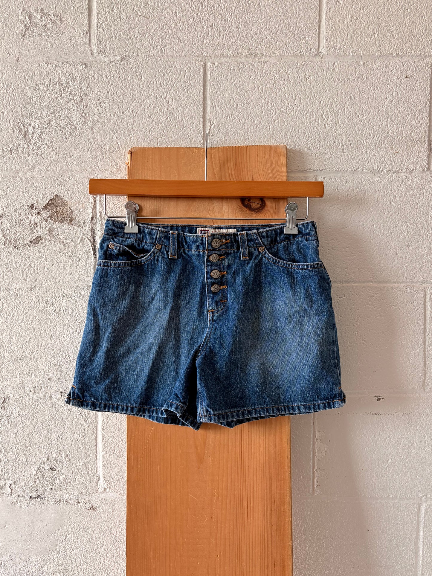Vtg Button Fly Denim Shorts : 4