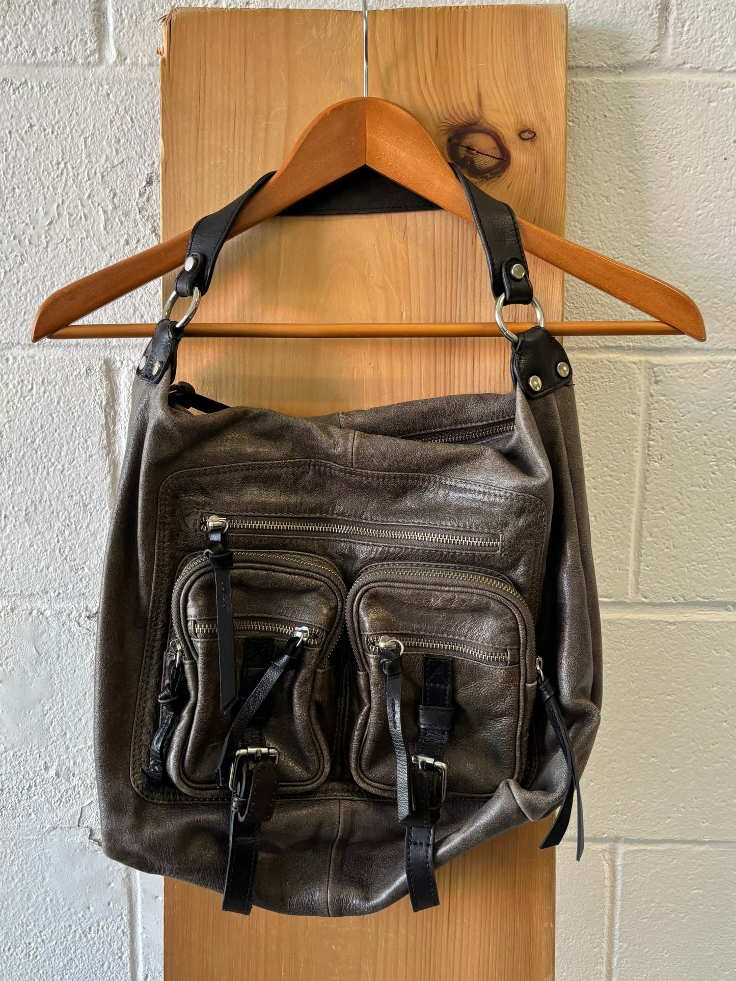 Gray Tano Hobo Bag