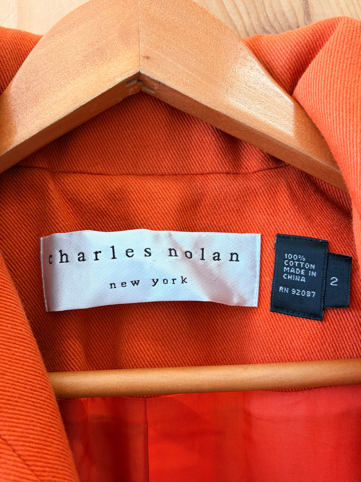 Autumn Orange Trench Coat : 2