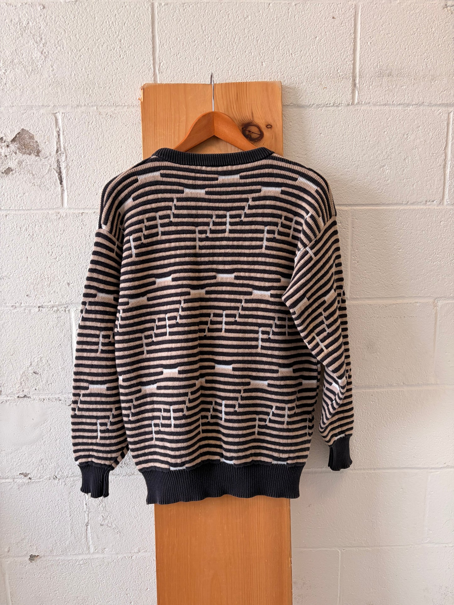 Vtg Lord Jeff Patterned Sweater : M