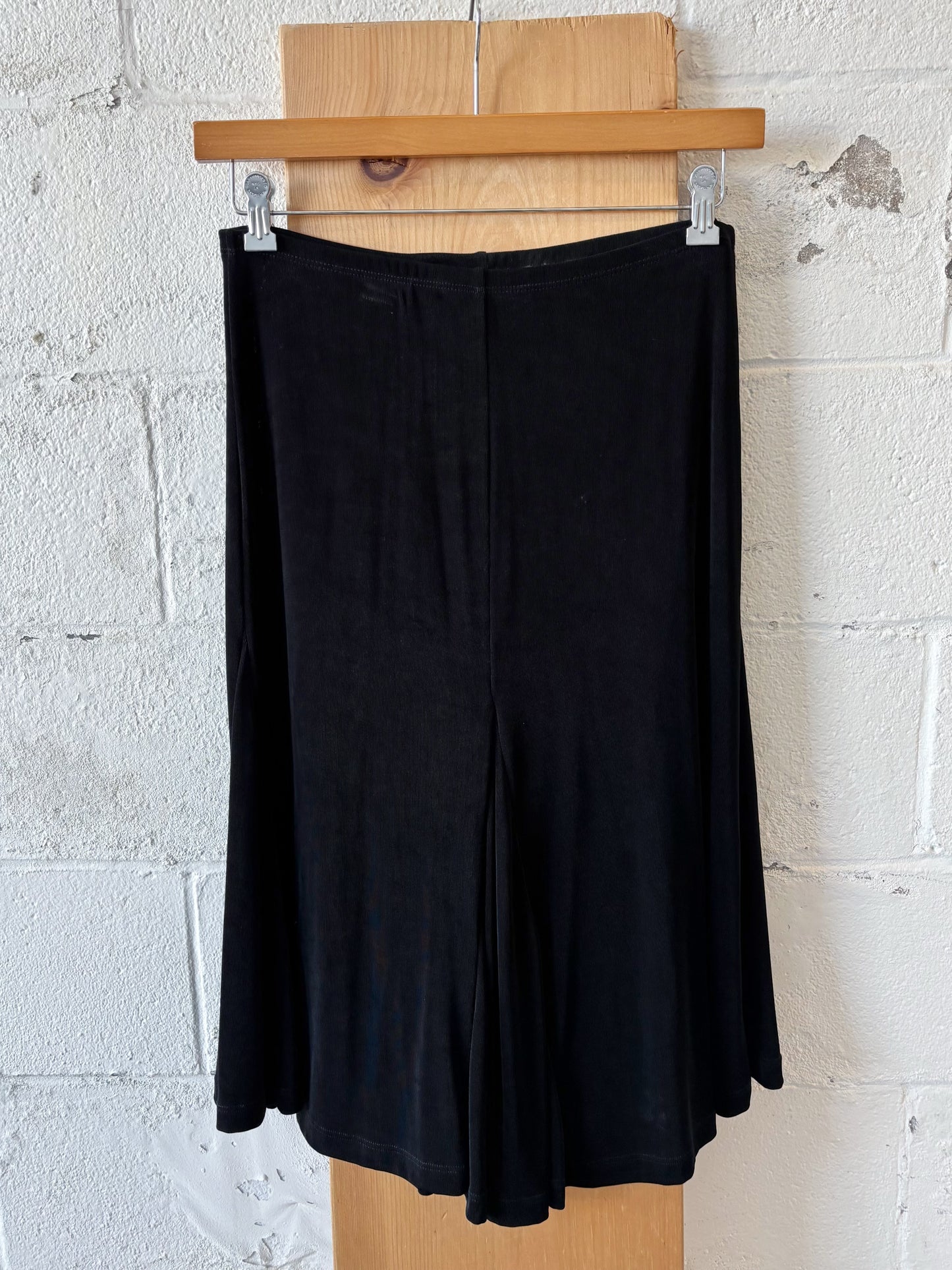 Velvet Black Maxi Skirt : S