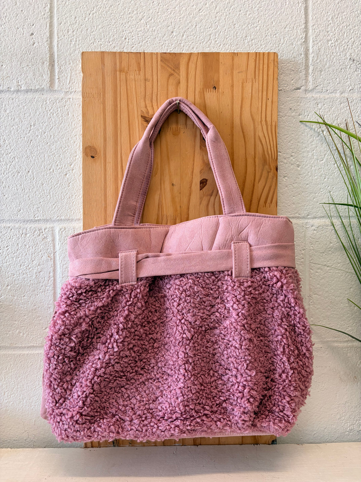 Far Nine Beaded Sherpa Purse
