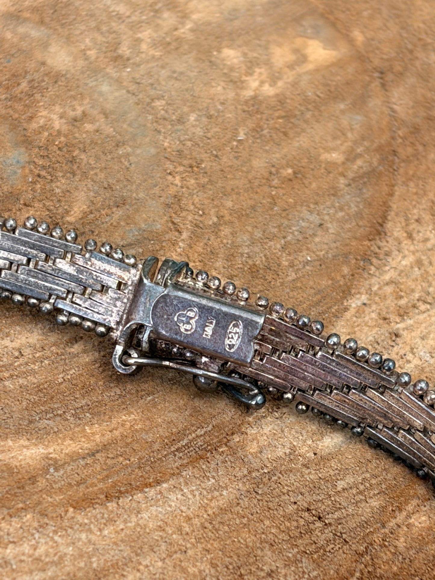 Italian 925 Intricate Woven Bracelet