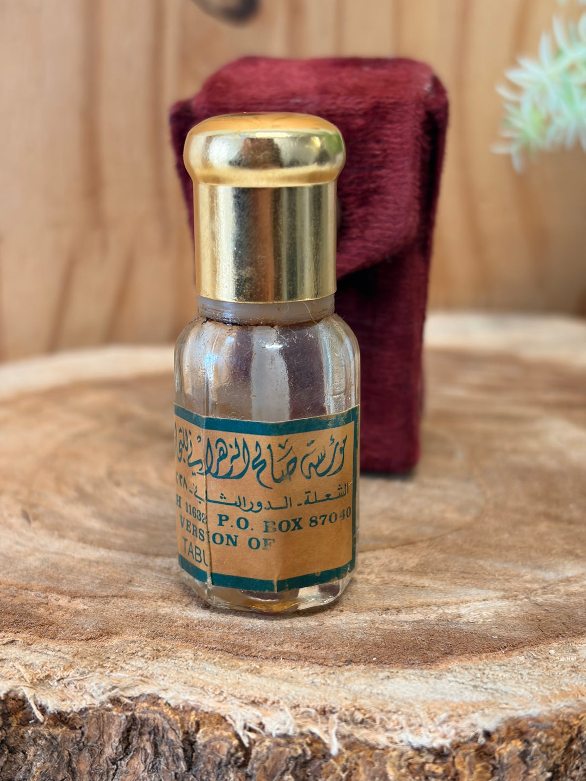 Made in India Perfume Oil Bottle & Case