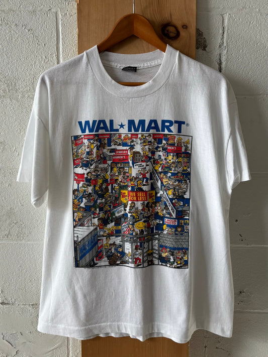 Vtg Single Stitch Walmart Tee : XL