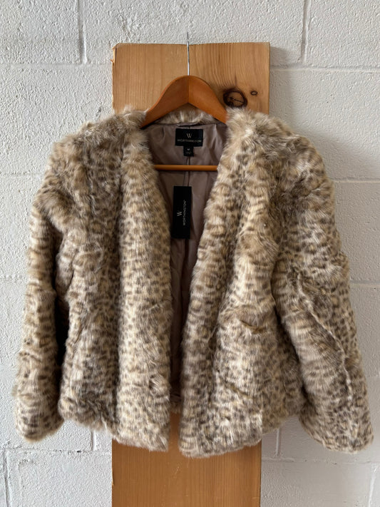 Faux Fur Coat : M