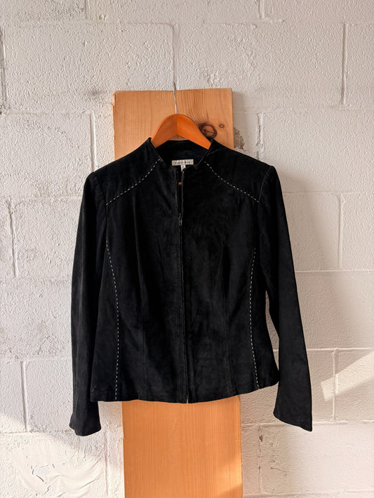 Black Suede Jacket : 8