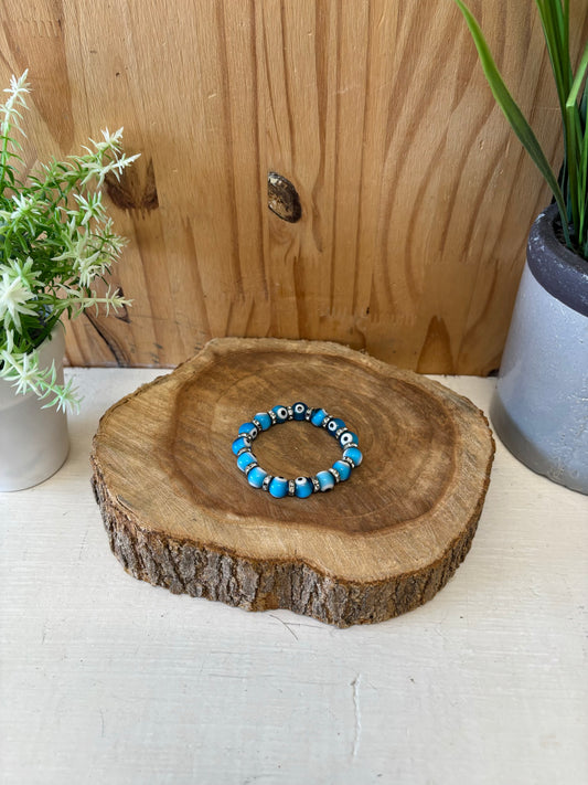Blue Evil Eye Bracelet
