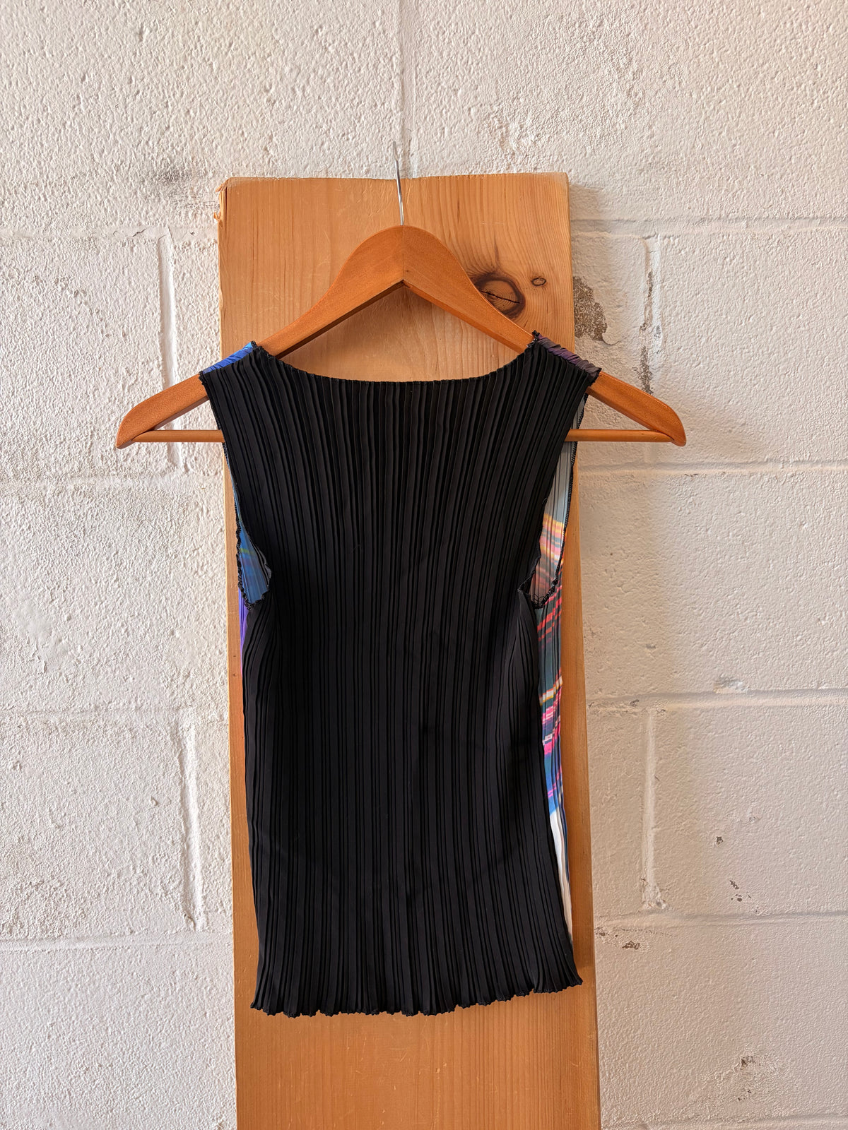 Bright Pleated Sequins Tank : S