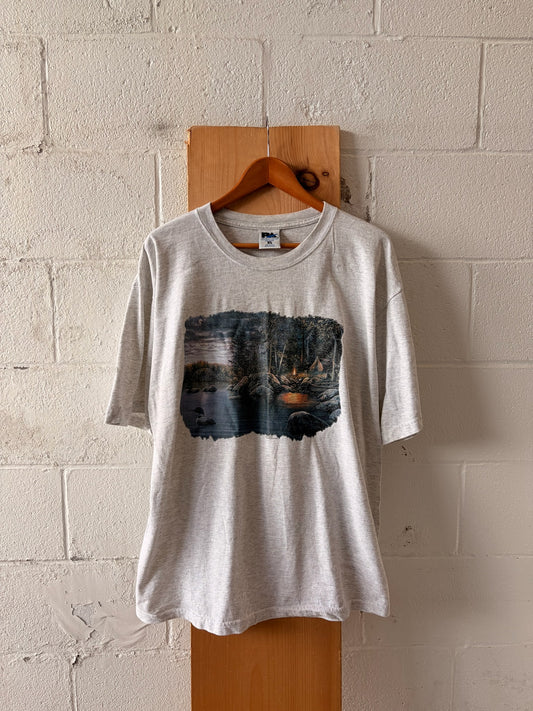 Vtg Camp Scene Tee : XL