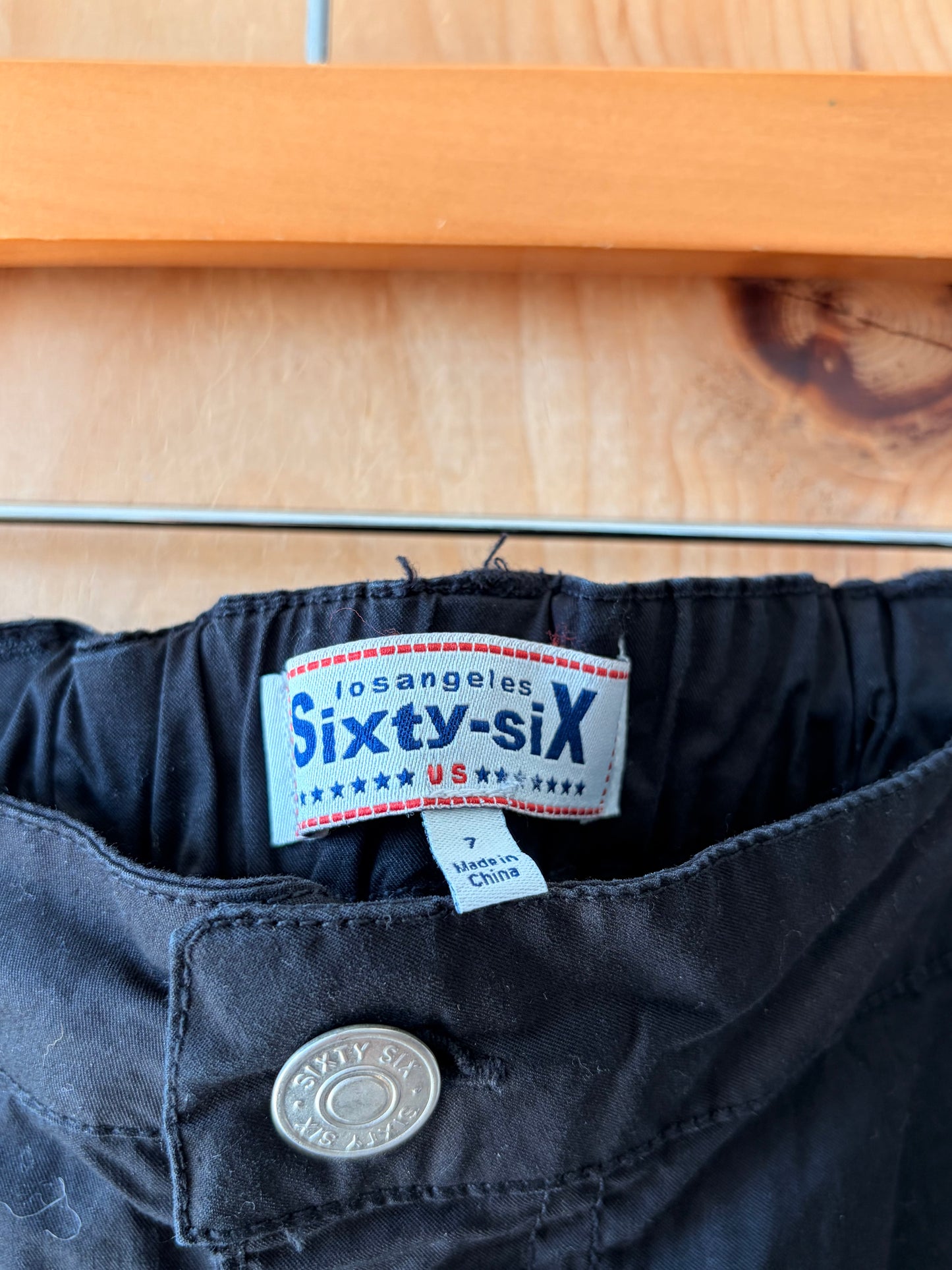 Black Cargo Street Pants : 7