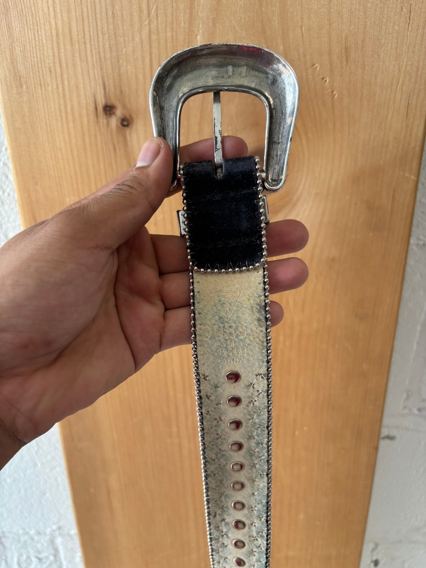 Black Studded Belt