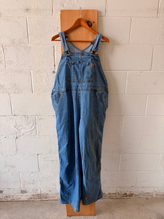 Distressed Carhartt Overalls : XL
