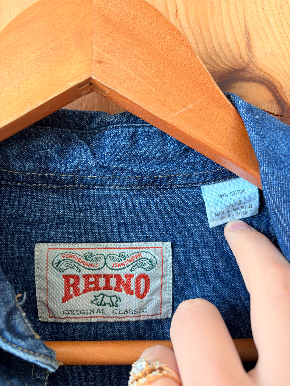 Classic Denim Button Down : S