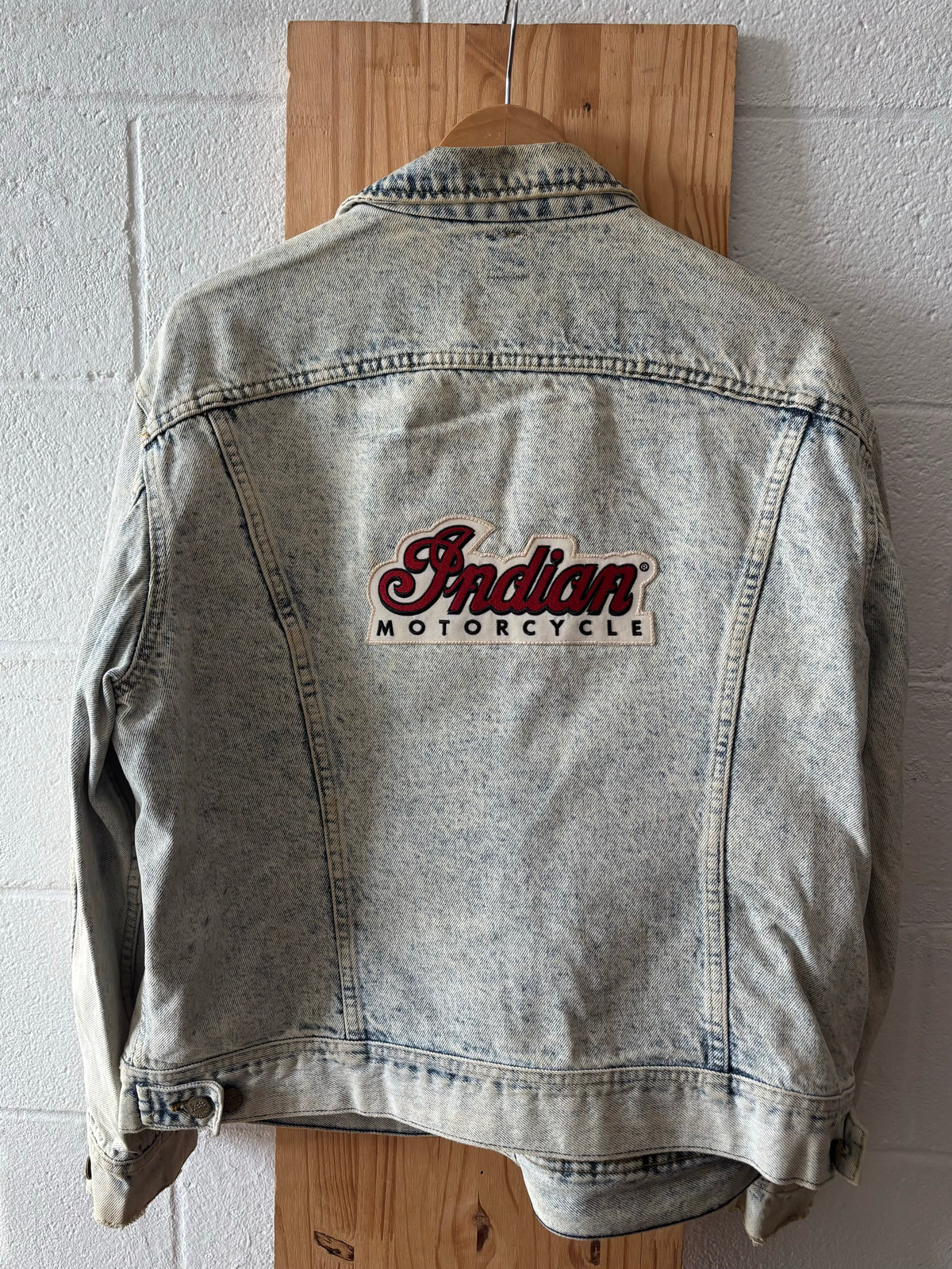 Vtg Acid Washed Lee Denim Jacket : ~L