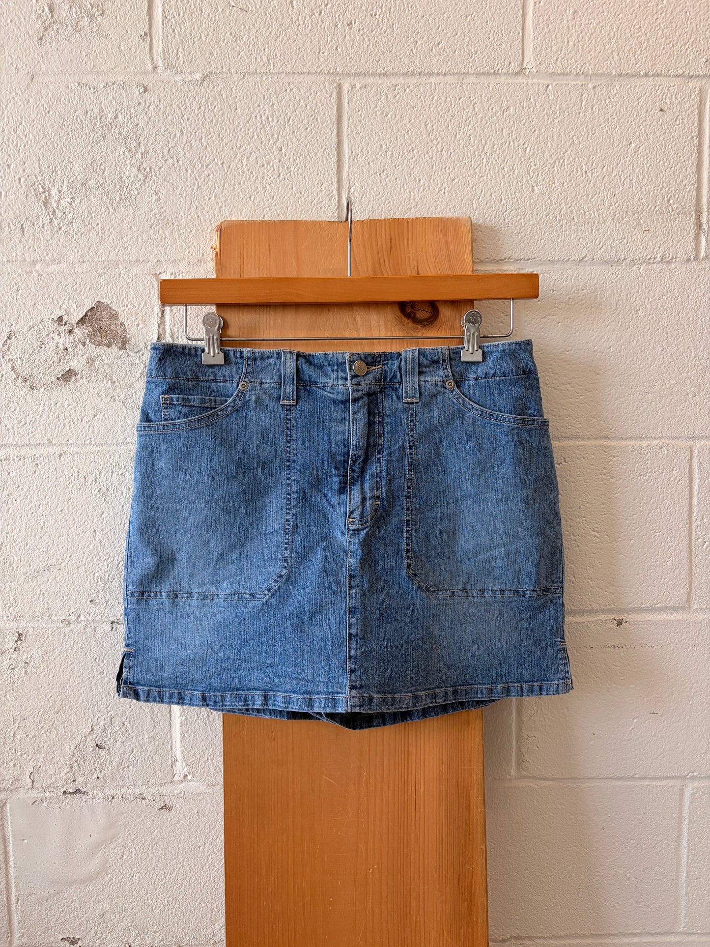 Denim Skort : 34”W