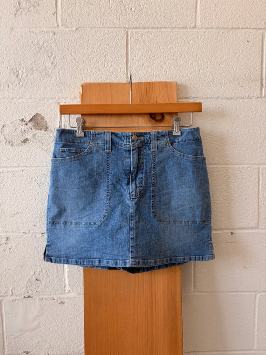 Denim Skort : 34”W