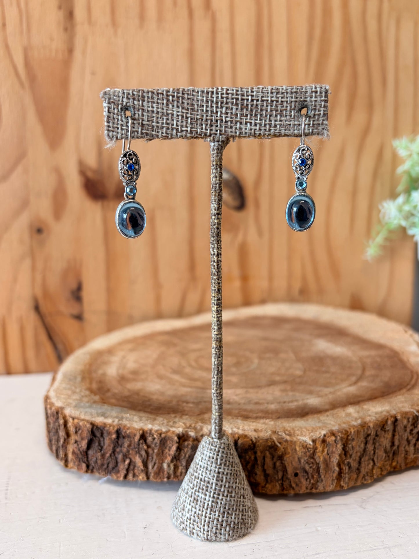 Blue Avon Drop Earrings
