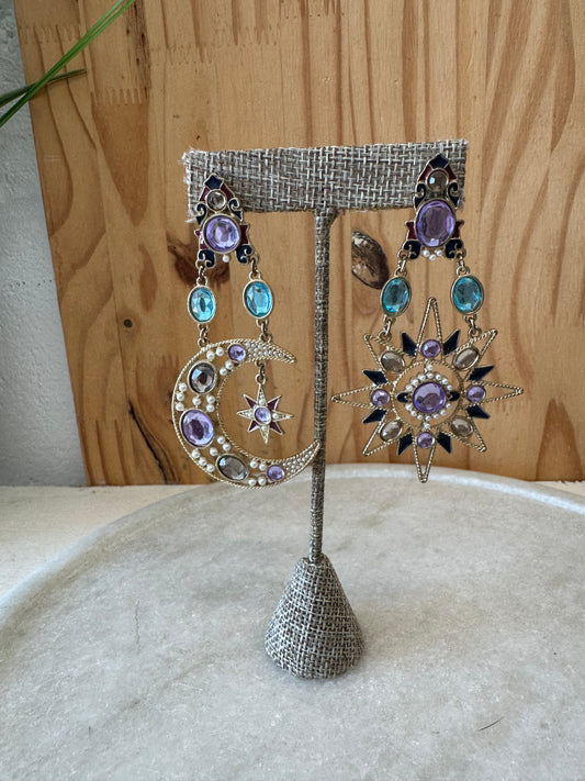 Moon and Sun Earrings