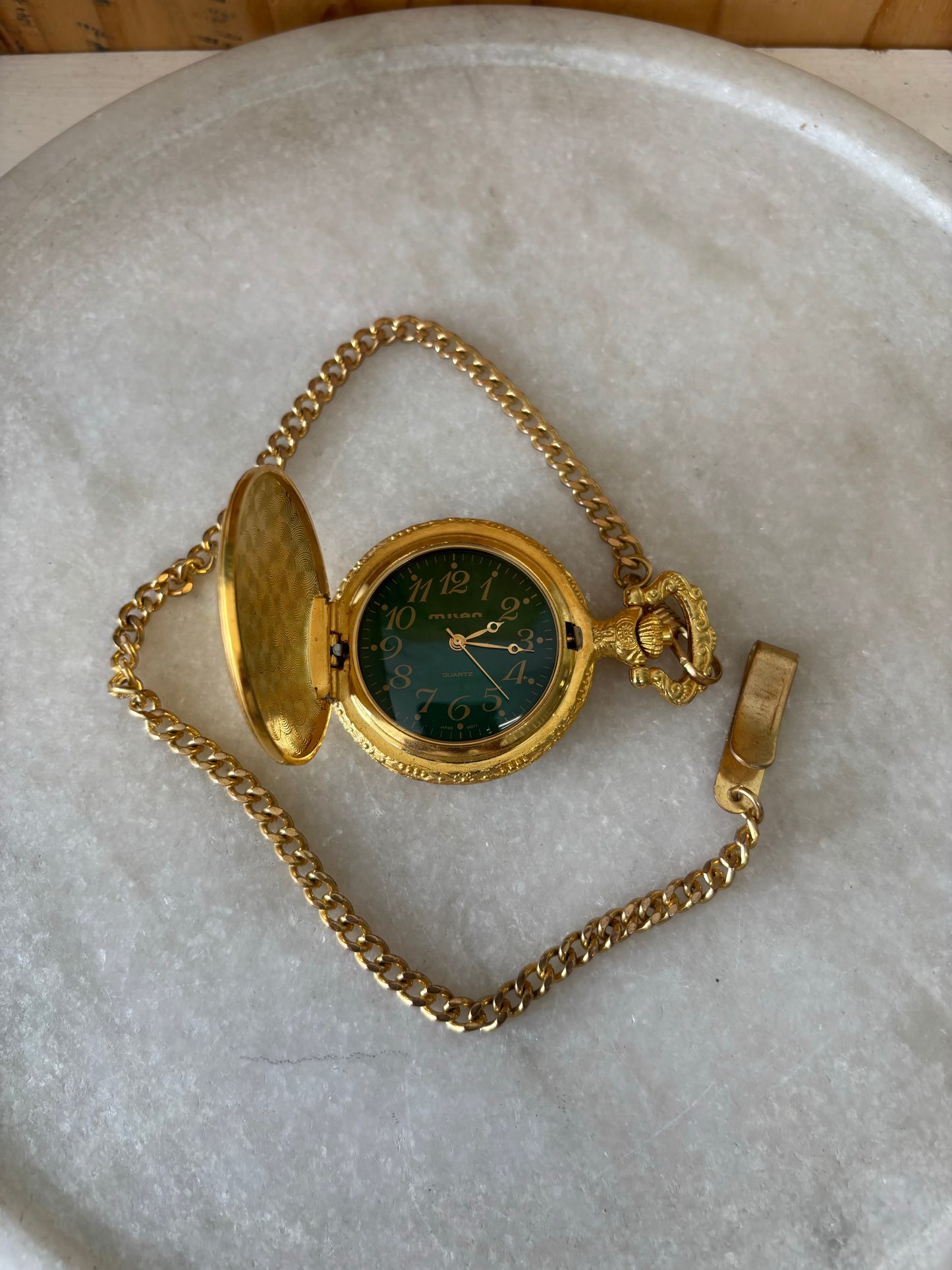 Vtg Milan Pocket Watch (as is)
