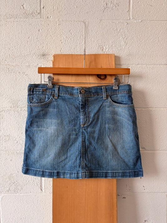 ‘05 Denim Mini Skirt : 14