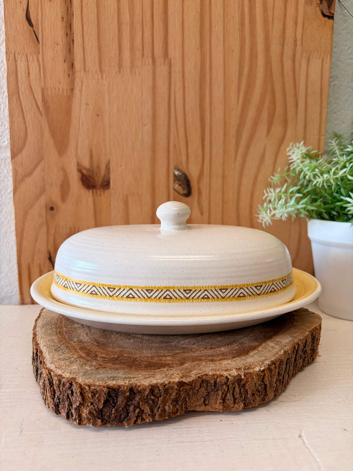 Vtg Franciscan Earthenware Butter Dish (Local Pick Up Only)