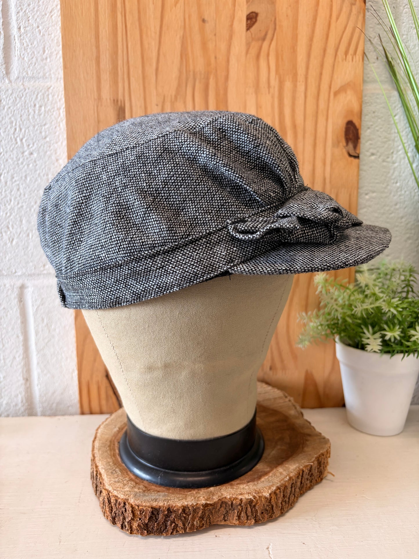 Black & White Bow Cadet Cap